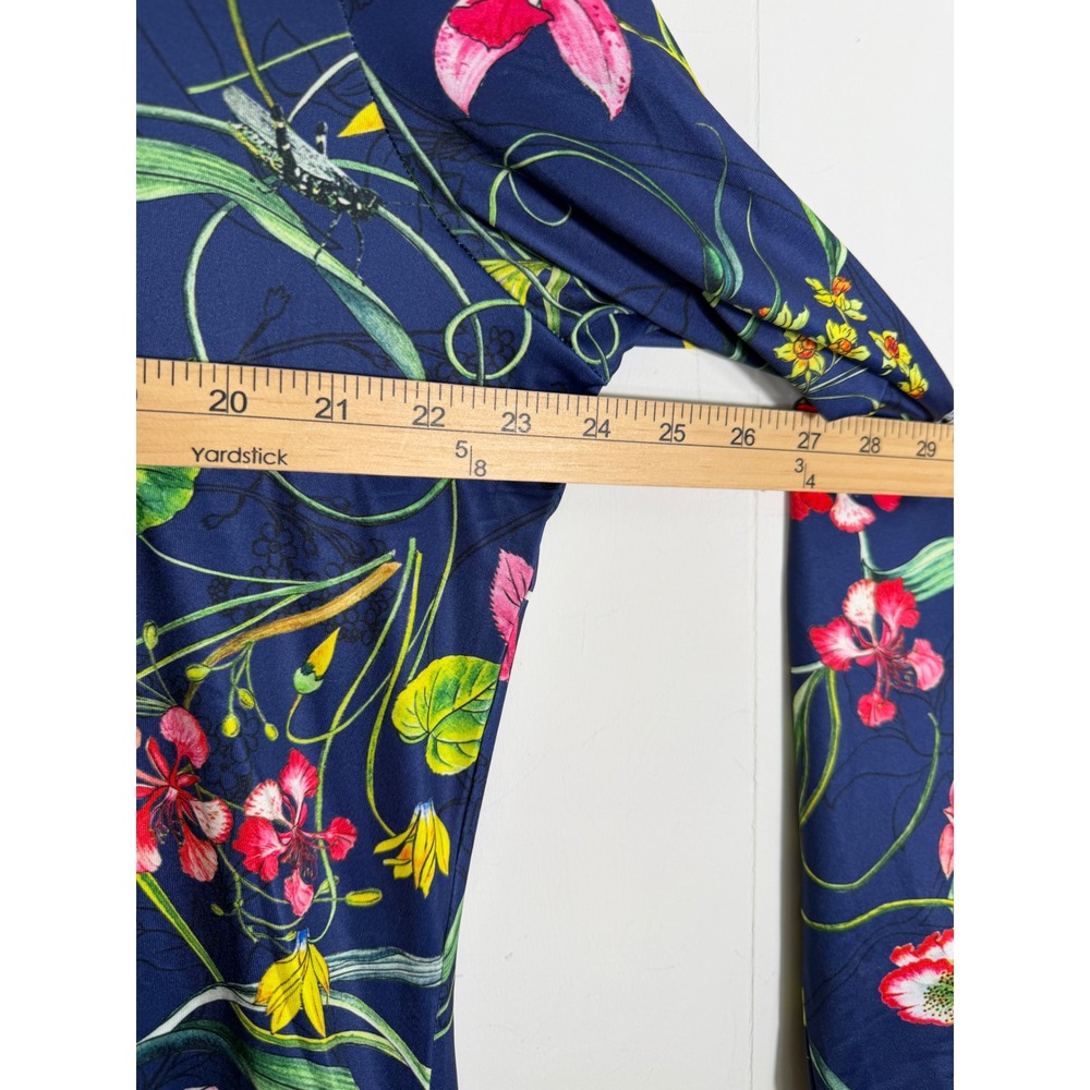 Acegolfs Botanical Energy Floral Quarter Zip XXL Long Sleeve Golf Top UPF New - Picture 5 of 14